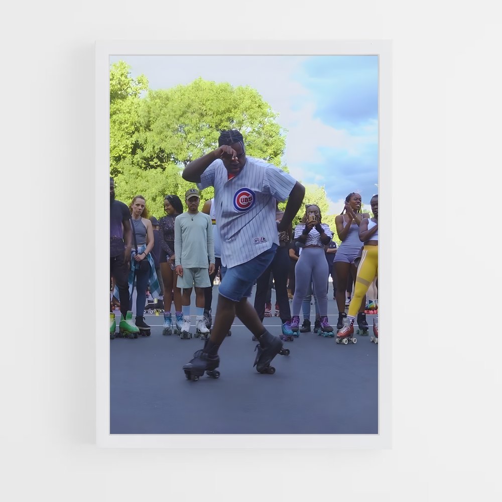 Poster Street Groove – affiche Roller (vue 3)